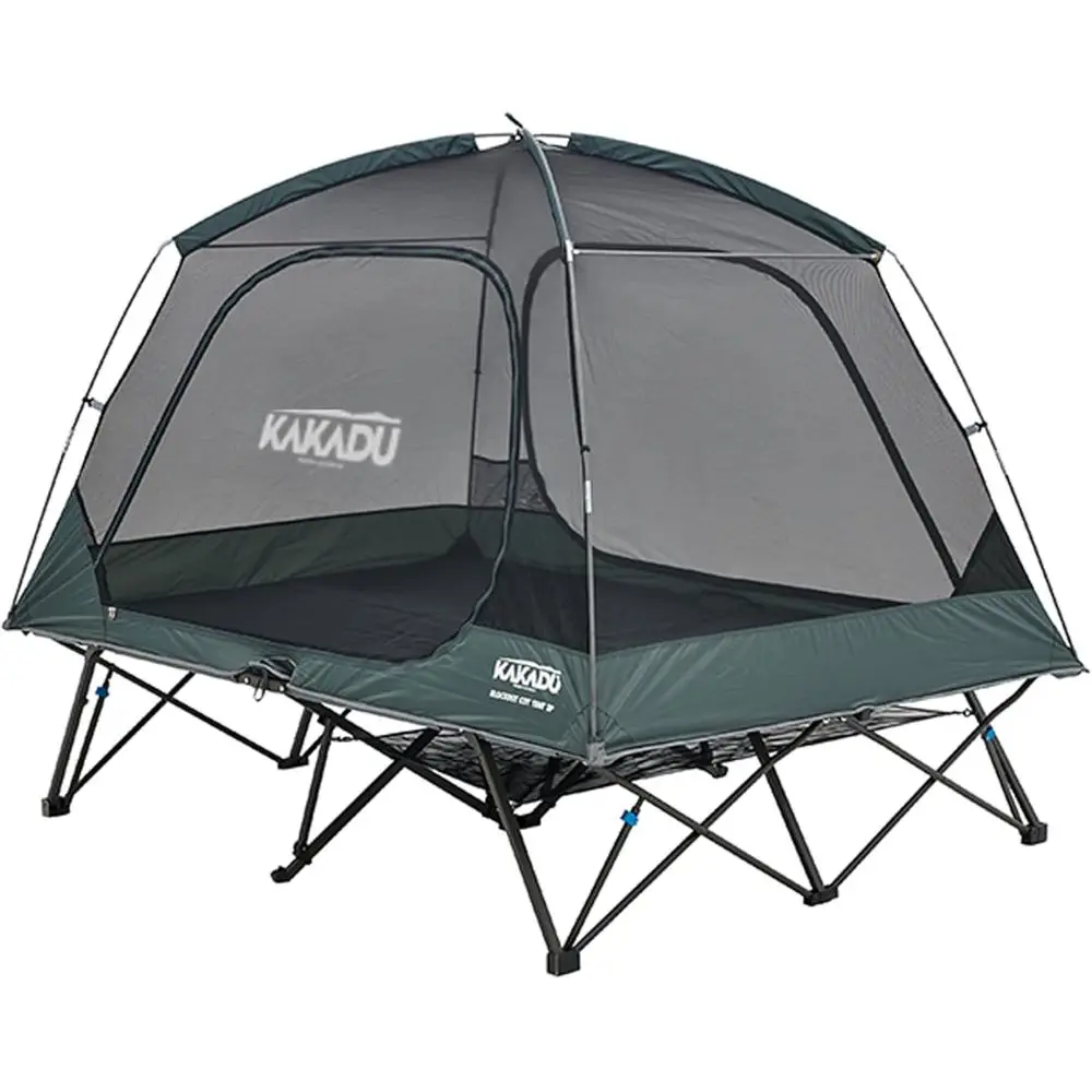 

Палатка для кемпинга на 2 человек, быстросборная, компактная, с навесом от дождя, опорами для тента, сетчатыми окнами и сумкой для переноски