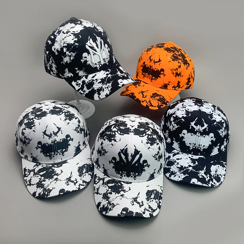 New Street Hip Hop Letter Graffiti Men Women Baseball Hats Cotton Cool Comfortable Kpop West Coast Style Soft Fashion Sport Caps