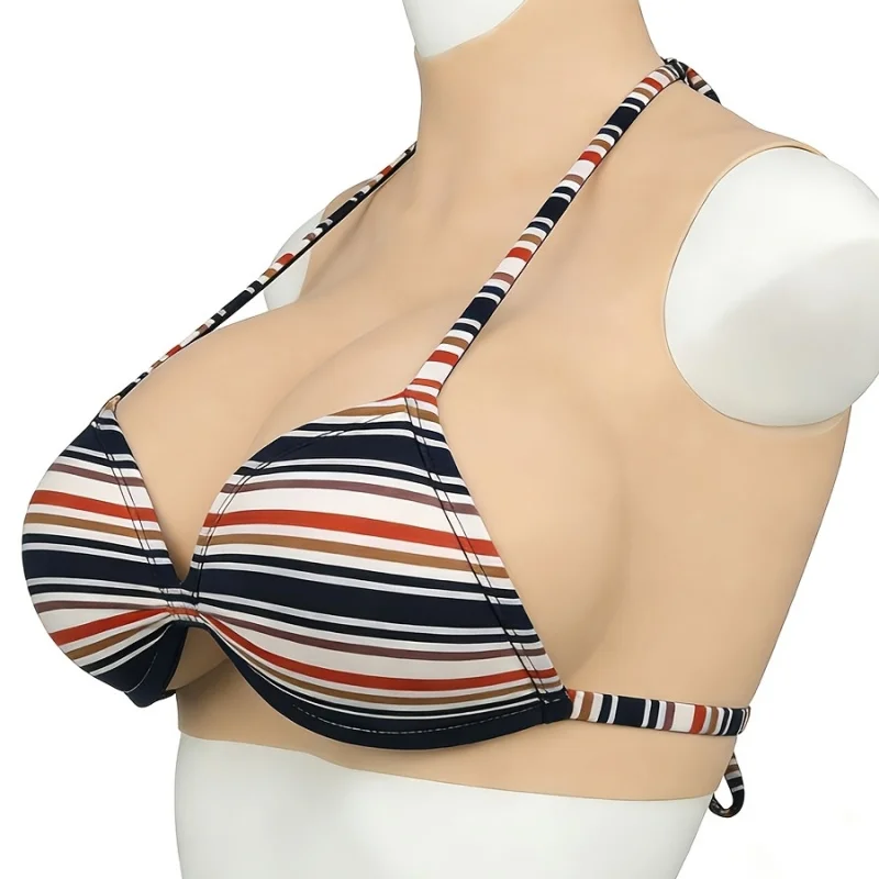 Silicone Breasts Drag Queen Costume for Crossdresser Sissy Sexy Fake Boobs Transgender Shemale Huge Nipples Silicon Form