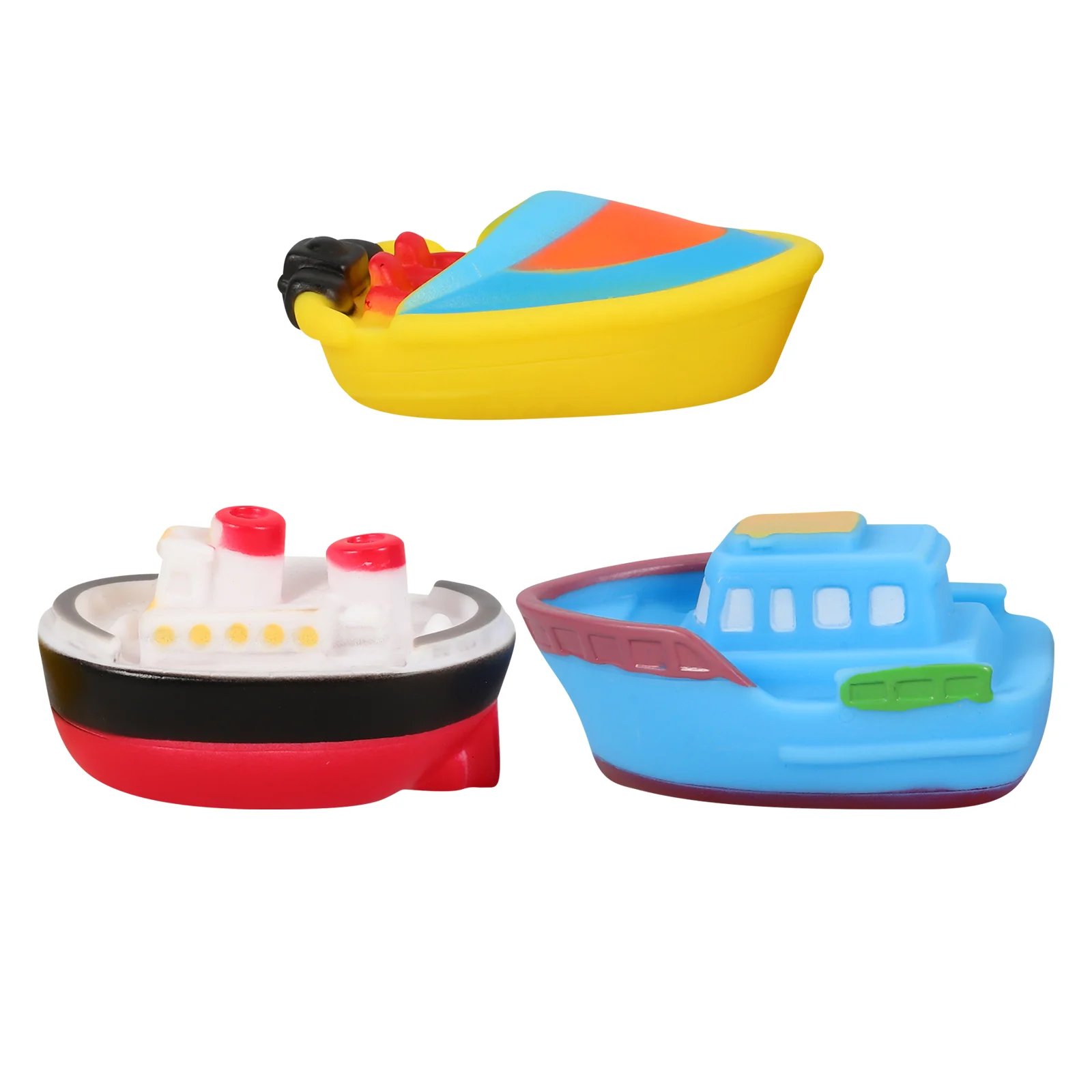 3pcs Toddler Bathing Toys Baby Shower Toy Small Boat Molding Toy Bathtub Toys bath toys baby water toy