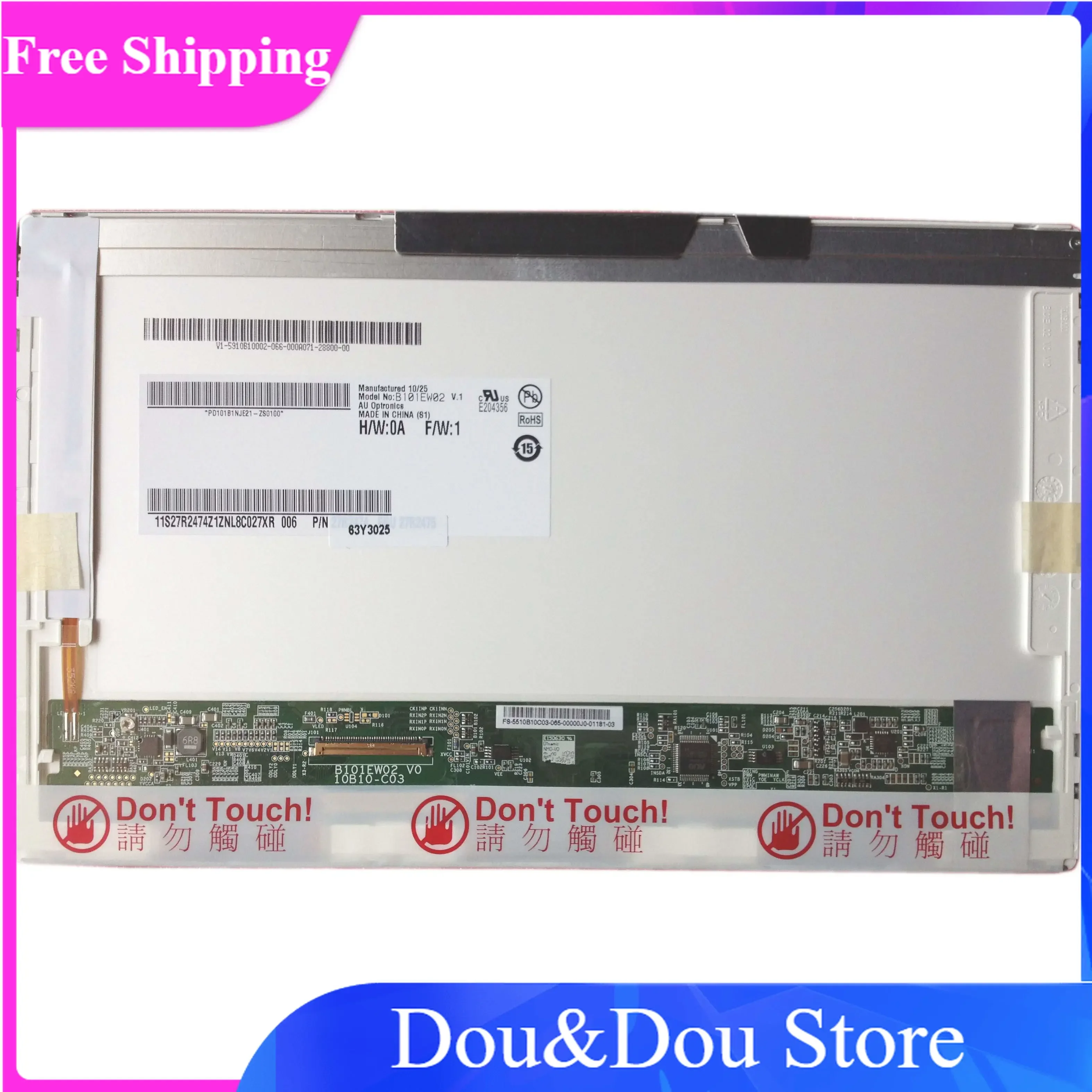 

B101EW02 V.1 B101EW02 V.0 1280 x 720 (SD+) LED Display panels LCD Screen