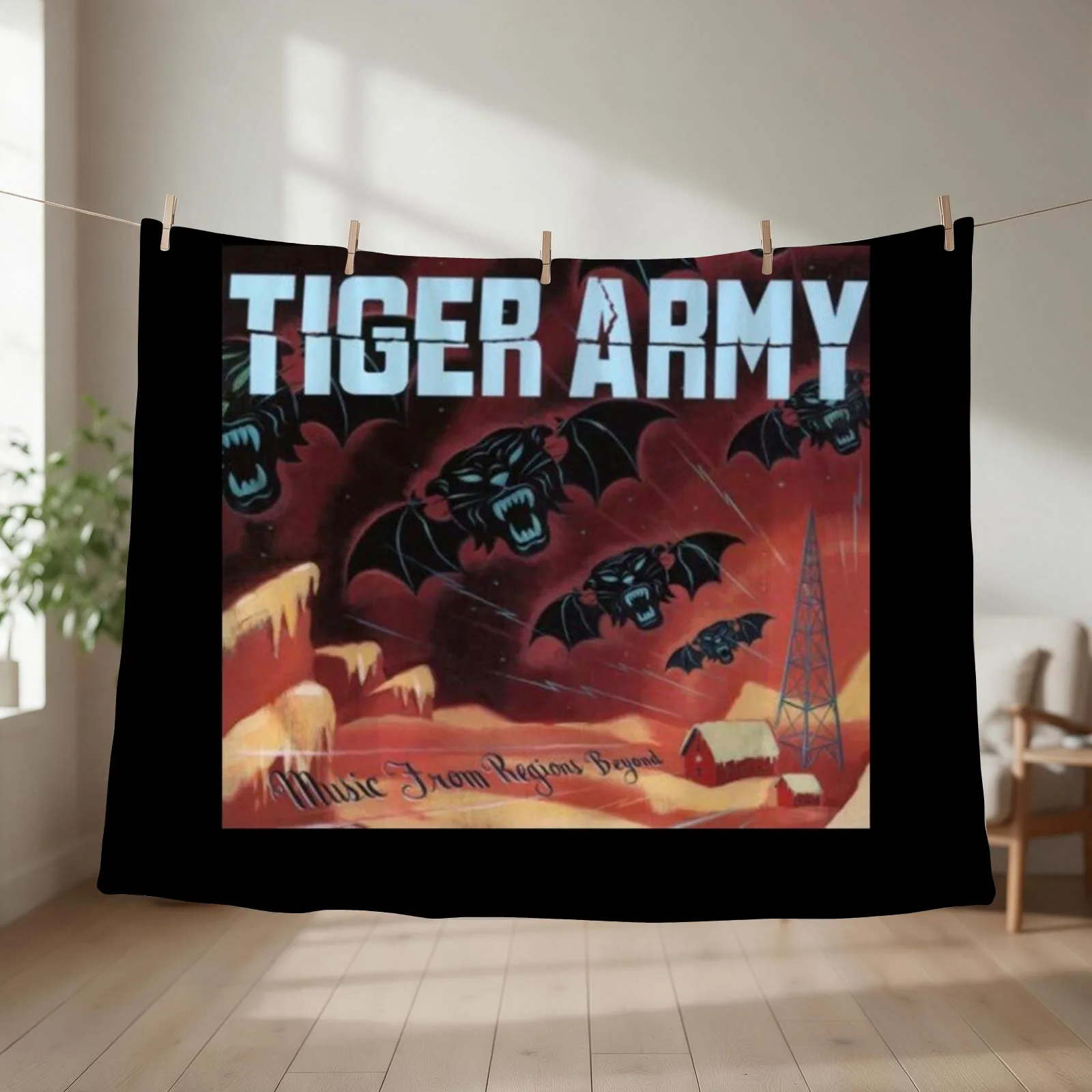 Music from Regions Beyond Throw Blanket couch cozy soft plush fuzzy picnic outdoor blanket