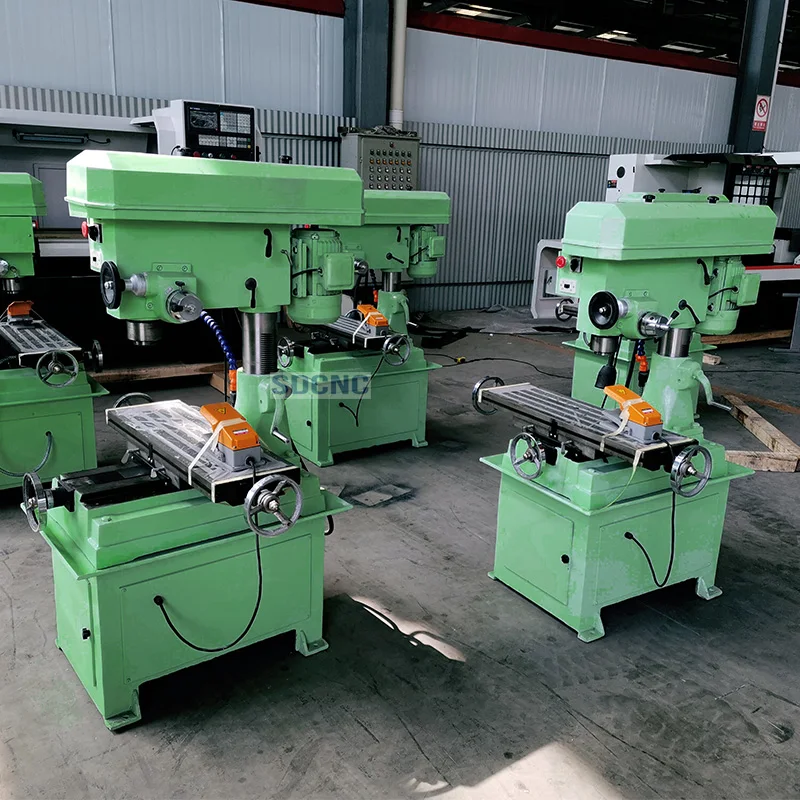 Premium ZX40 Gear Head Drilling And Milling Machine High Precision Bench Mill CNC Ready For Metal Fabrication