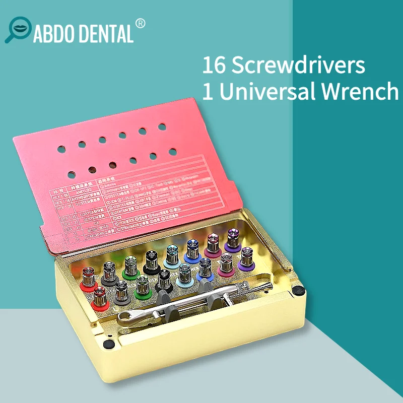 

Universal Dental Implant Screwdriver Set Torque Wrench Restoration Tools for Dental Implant