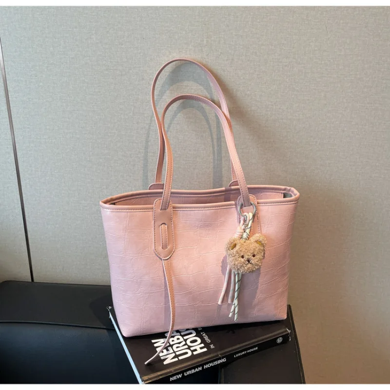 

Luxury Tote Bag for Women Large Capacity Designer Simple Shoulder Bag Casual Fashion Commuter Bag Summer High Quality