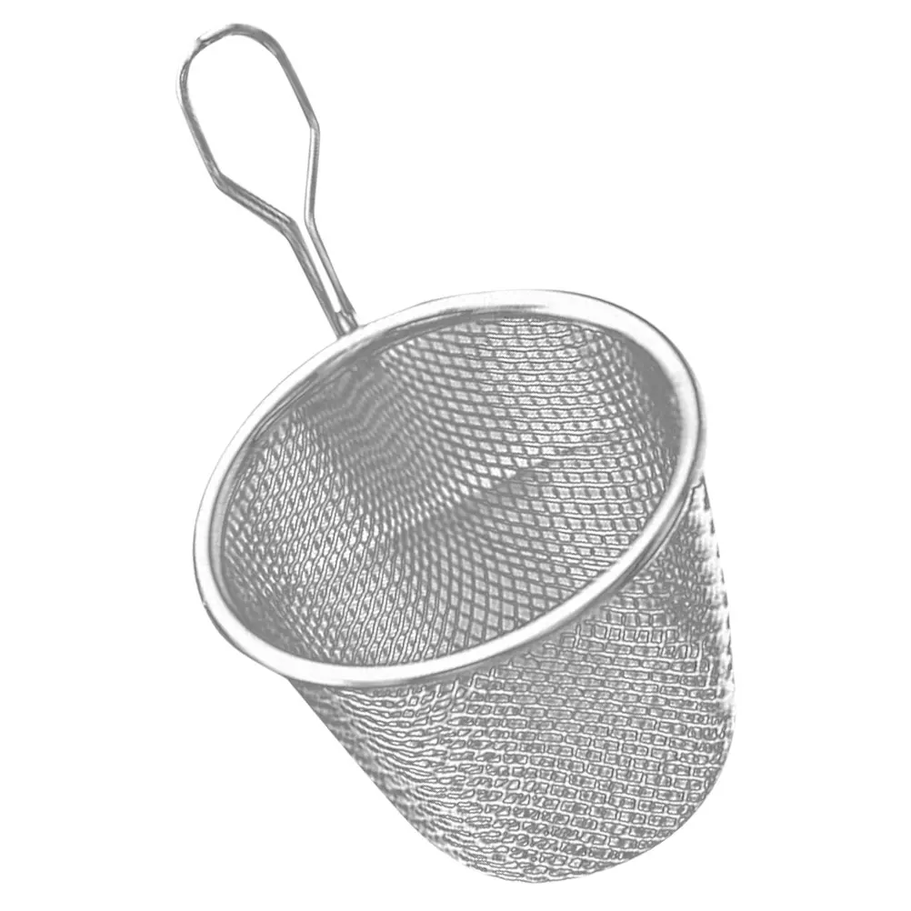 

1pc Stainless Steel Strainer Basket Fine Mesh Noodle Skimmer For Ramen Hot Pot Pasta Dumpling Cooking Spider Spoon Mesh Filter