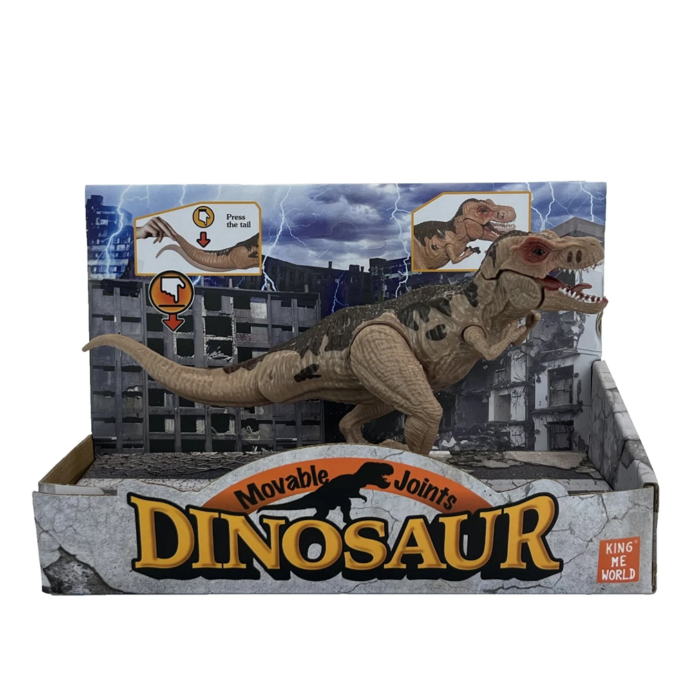 Dinosauri Jurassic Rex Velociraptor Stegosaurus Triceratops action figure animali modello decorazione collezione vacanze giocattolo per bambini