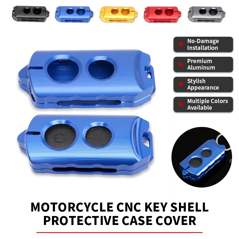 For NVX155 AEROX155 NVX AEROX 155 2017-2023 2022 2021 2020 Motorcycle CNC Key Cover Case Shell Keys Protection keychain key case