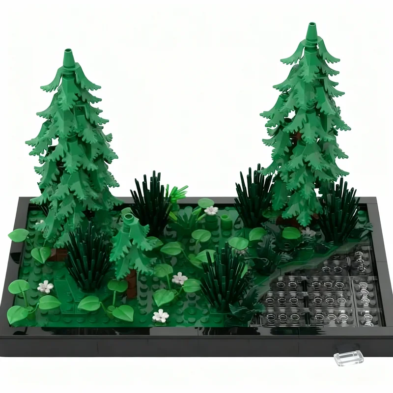 

395pcs MOC Vignette Stag Forest Creator Model Building Blocks Construction Toy Christmas Gifts DIY Creative Idea Education Brick