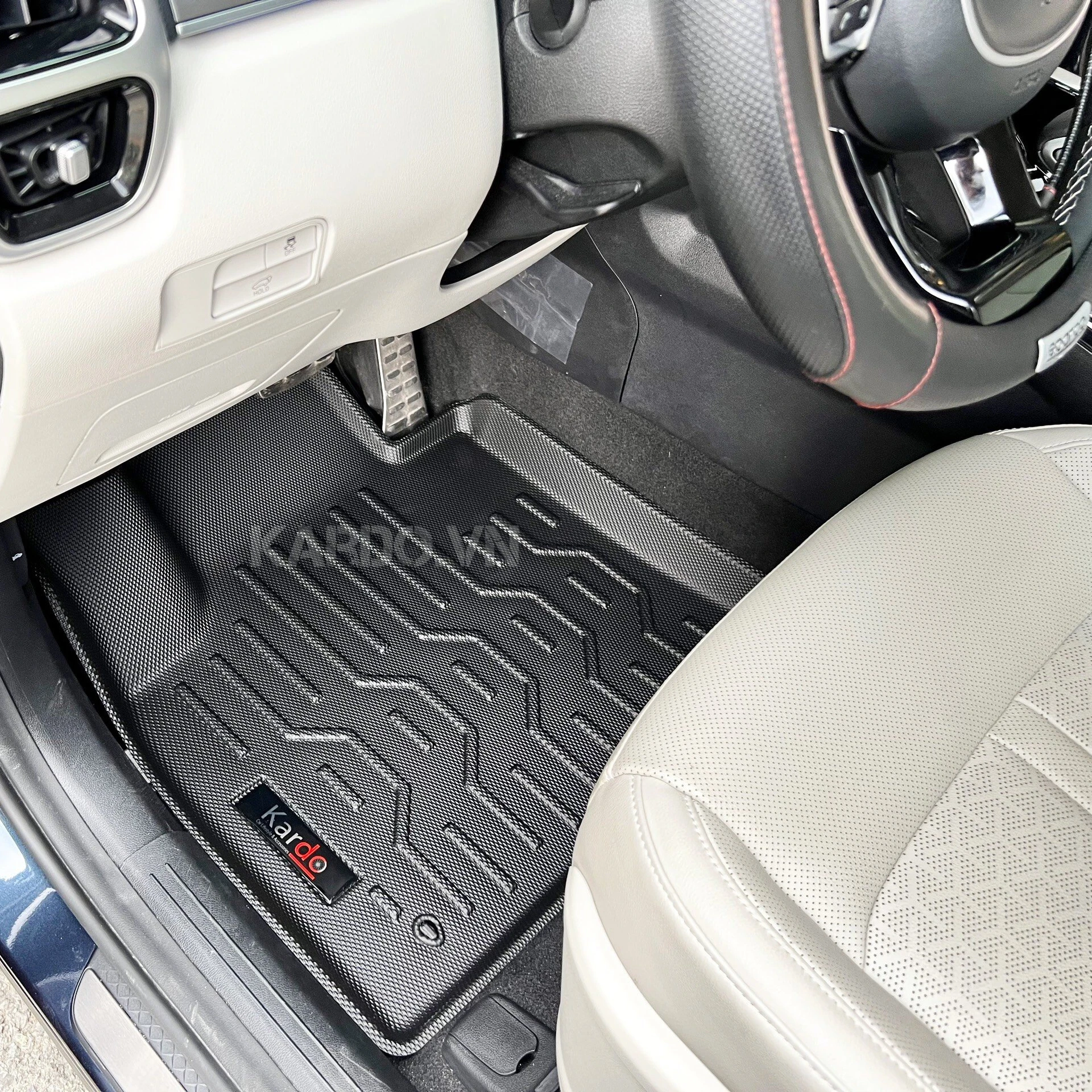 

3D автомобильные коврики по индивидуальному заказу для Kia Sorento, 7 мест, лучшие водонепроницаемые напольные вкладыши, аксессуары для салона автомобиля, автомобильные коврики для багажника