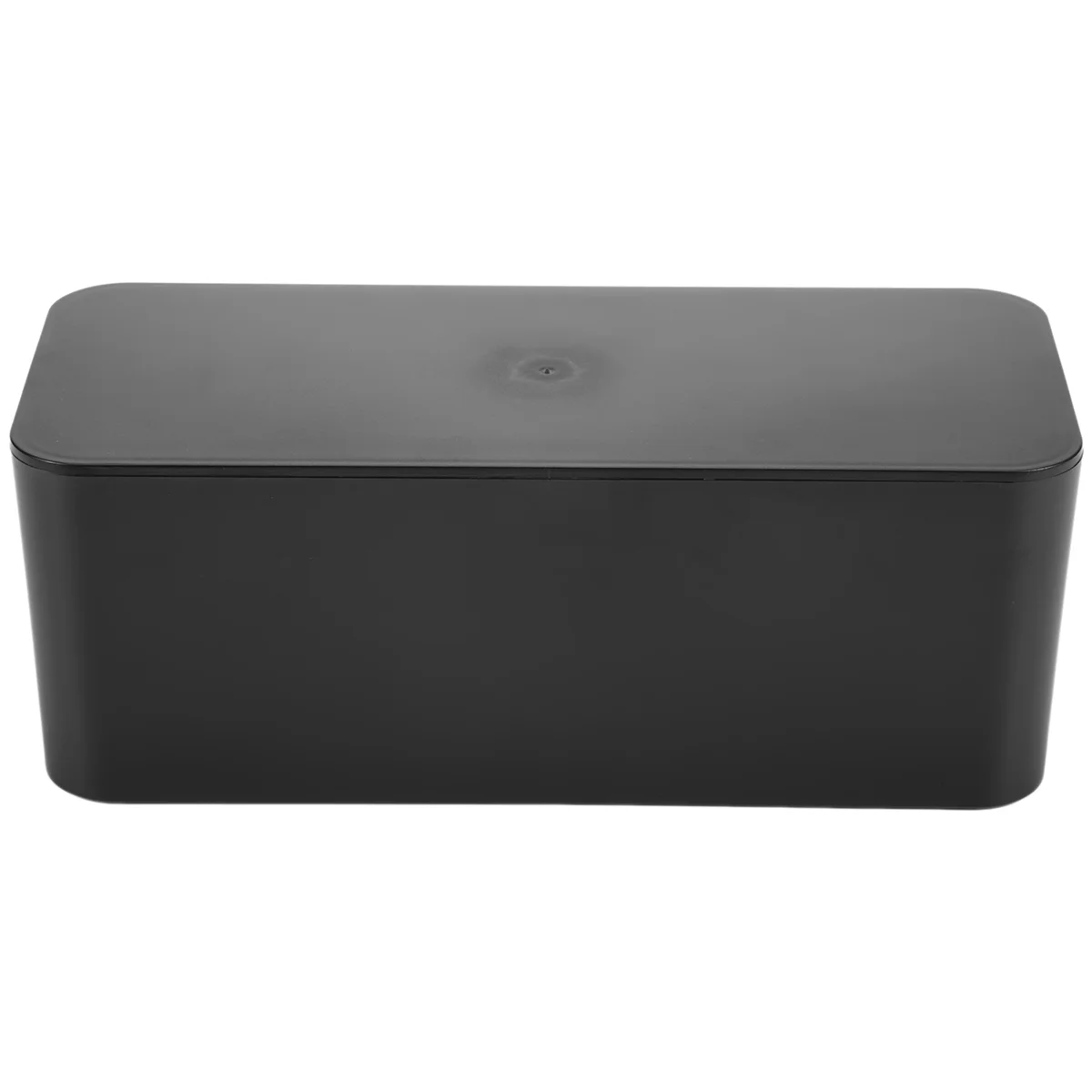 

A06K Cable Management Box, Wire Storage Box, Used to Hide the Power Strip, Suitable for Home/Office (Black)