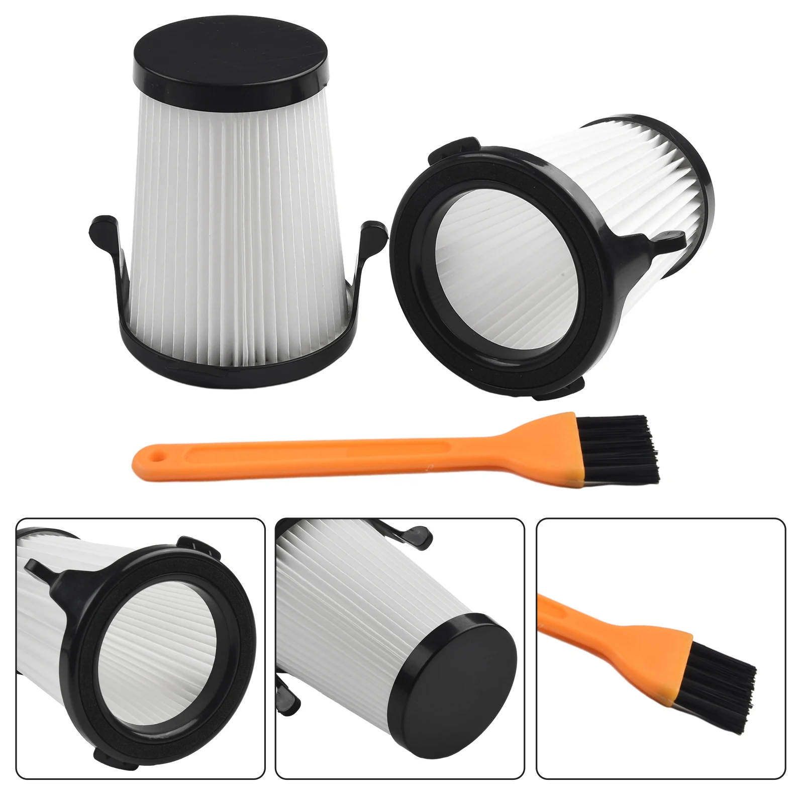 Kit Combination Cleaning Brush Filters Upgrade Your 0850 20 with 2pcs Compact Replacement Vacuum Filters Improved Filtration