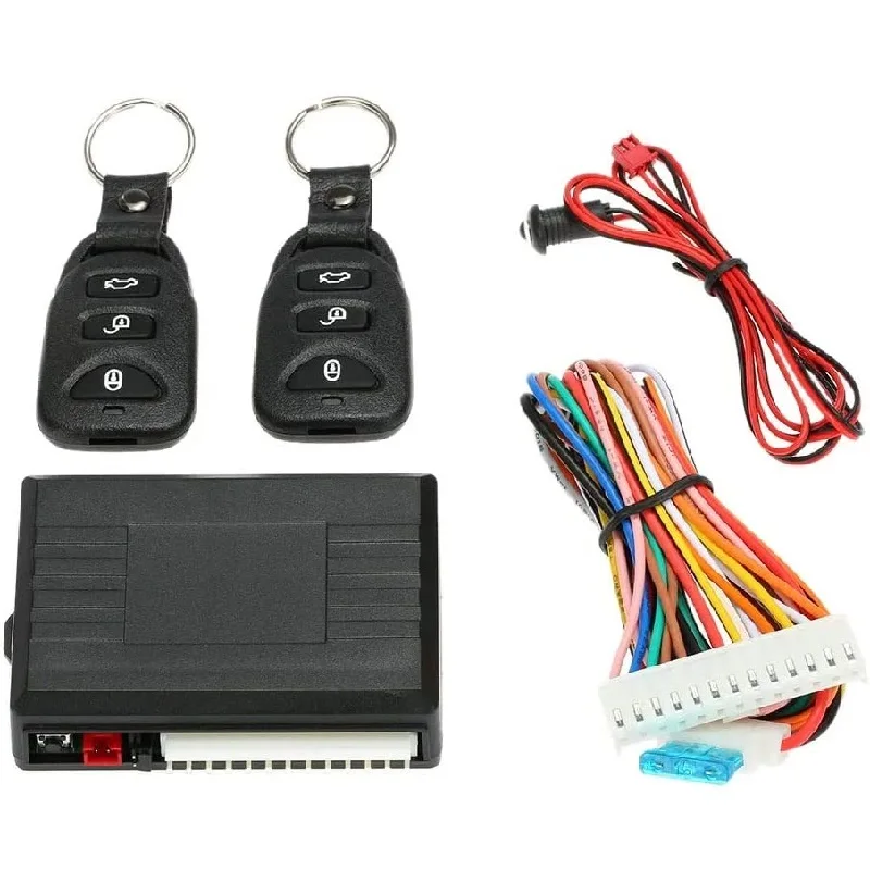 12V Universal Alarm System Car Automatic Central Kit Door Lock Vehicle Remote Control System Start Button Central Closure