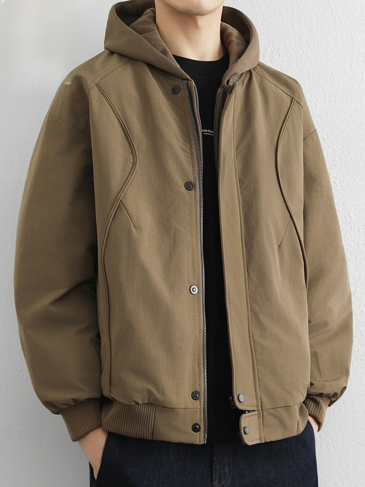 

Мужская зимняя куртка Du down Jaet 2025: Новинка, теплая, с капюшоном, рабочая одежда, молодежная повседневная ветрозащитная куртка с наполнителем из 90% пуха