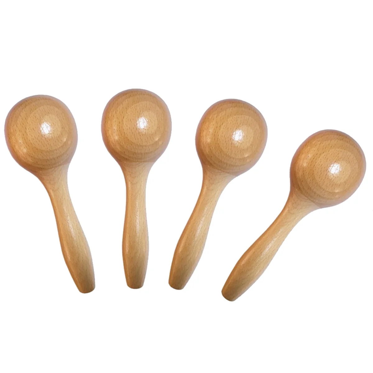 Orff Percussion Instrument Sand Hammer, Small Beech Wood Sand Hammer for Kindergarten Children'S Music