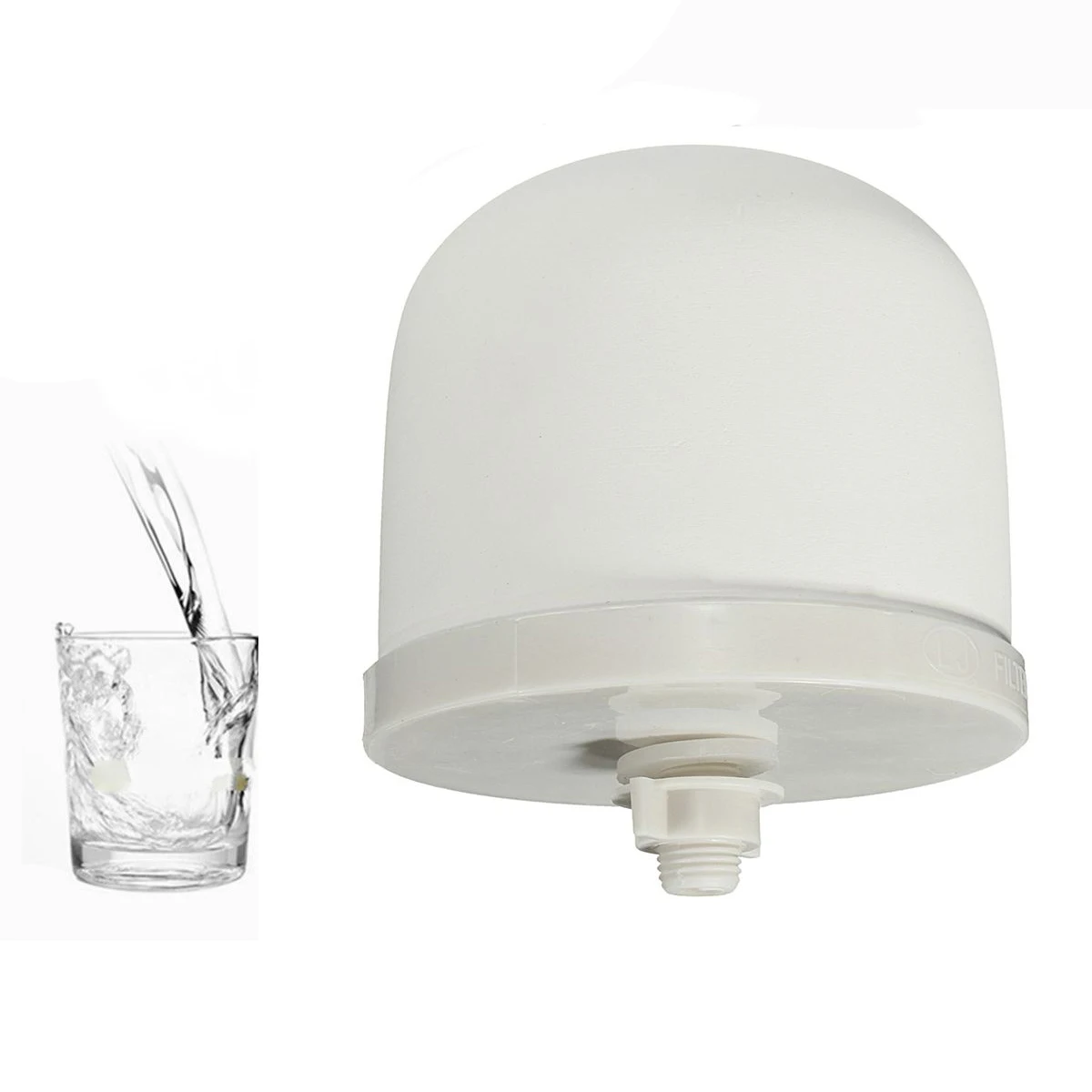 Imagem -02 - Água Nova Filtro Sistema Cartucho Mineral Purificador 02 a 05 Mícron Cúpula Cerâmica