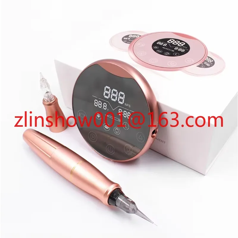 Rose Gold P90 Digital Dermografo Tattoo Machine Semi Maquillage Permanent Makeup Tattoo Machine