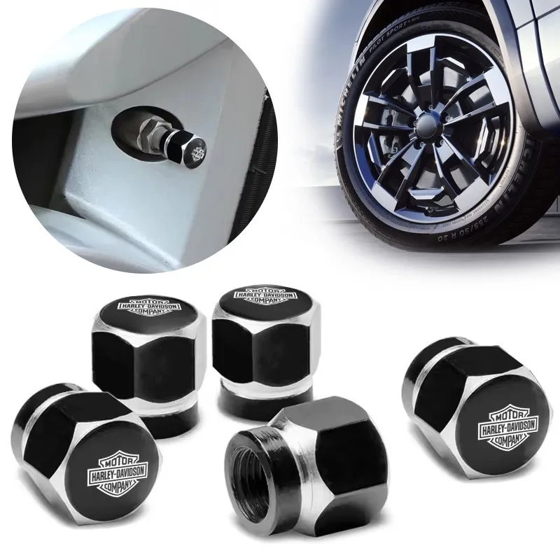 5Pcs Motorcycle Car Wheel Tire Valve Cap Metal Stem Cover Accessories For Harley Davidson Pan America PA1250 ADV 1250 PANAMERICA