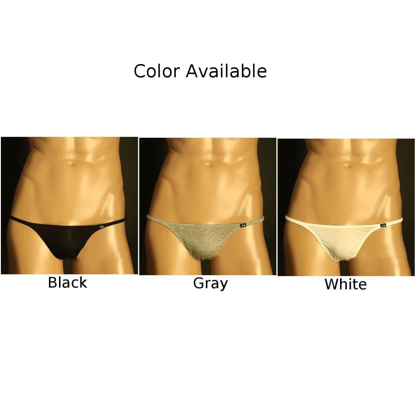 Men\'s Thongs Sexy Briefs Pouch Panties Low Waist Underpants Stretch Underwear Cotton Comfortable Sensual Lingerie