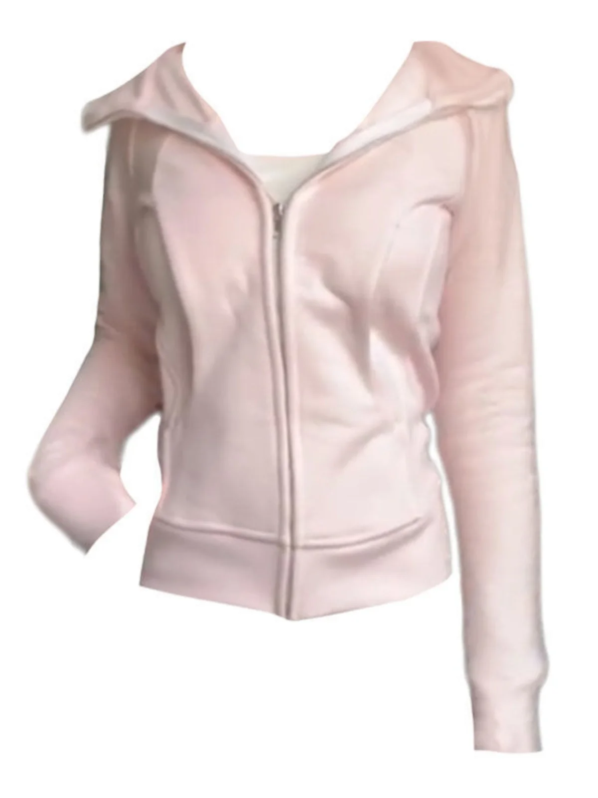 

Новая весенняя розовая женская толстовка-кардиган с капюшоном, модная спортивная одежда для похудения, верхняя одежда в корейском стиле, с длинными рукавами, на молнии