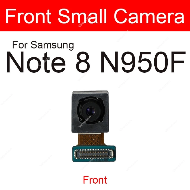 Front Rear Camera For Samsung Galaxy Note 8 /Note 9 Iris Scanning Camera Back Main Front Facing Camera Module Flex Cable Parts