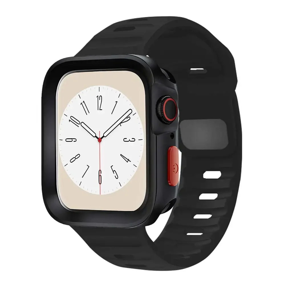 Ремешок для часов, силиконовый для Apple Watch Band 49 мм 45 мм 44 мм 41 мм 46 мм 42 мм, IWatch Series Ultra 10 9 8 5 4 6 Se 7