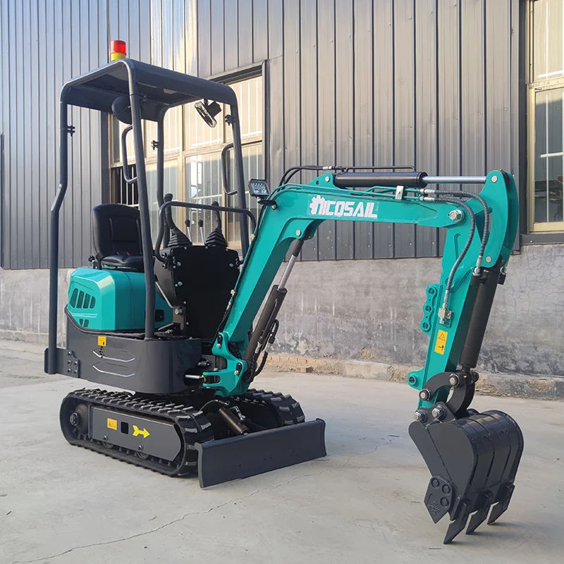 カスタマイズされた okw12 掘削機ディーゼルエンジンミニショベル中国油圧クローラーディガー高効率農場庭ホーム