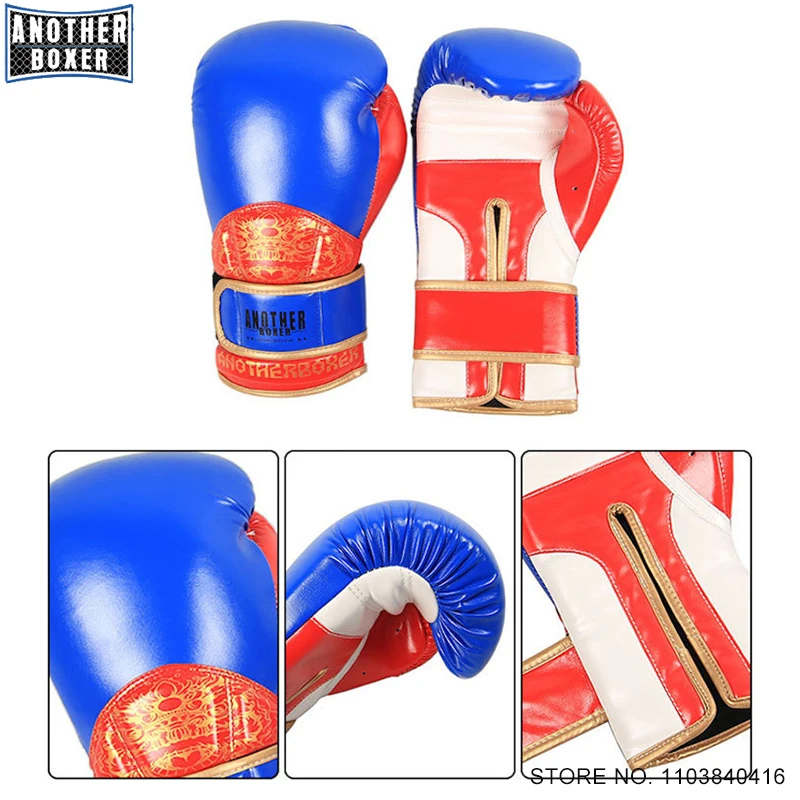 Boxing Gloves For Women Men Sanda Training Sandbags Punching Muay Thai MMA Sparring Gloves Adults Combat Fight Kickboxing Gloves