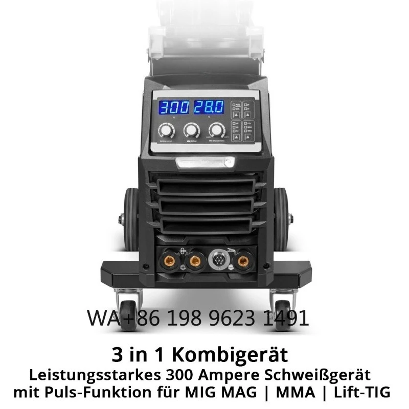 3 Phase 380V IGBT Inverter MIG MAG ARC Welder 300A High Power Industrial Welding Working Machine