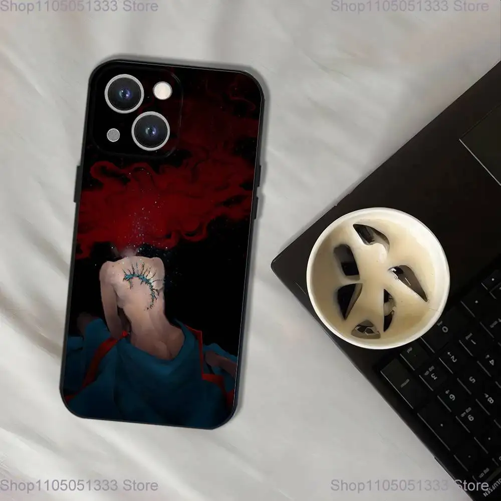 Hot Games E-Eldens R-Rings Telefoonhoesje voor iPhone 17,16,15,14,13,12,11,Pro,XS,Max,XR,Plus,E,SE4,Mini Zwarte Soft Cover