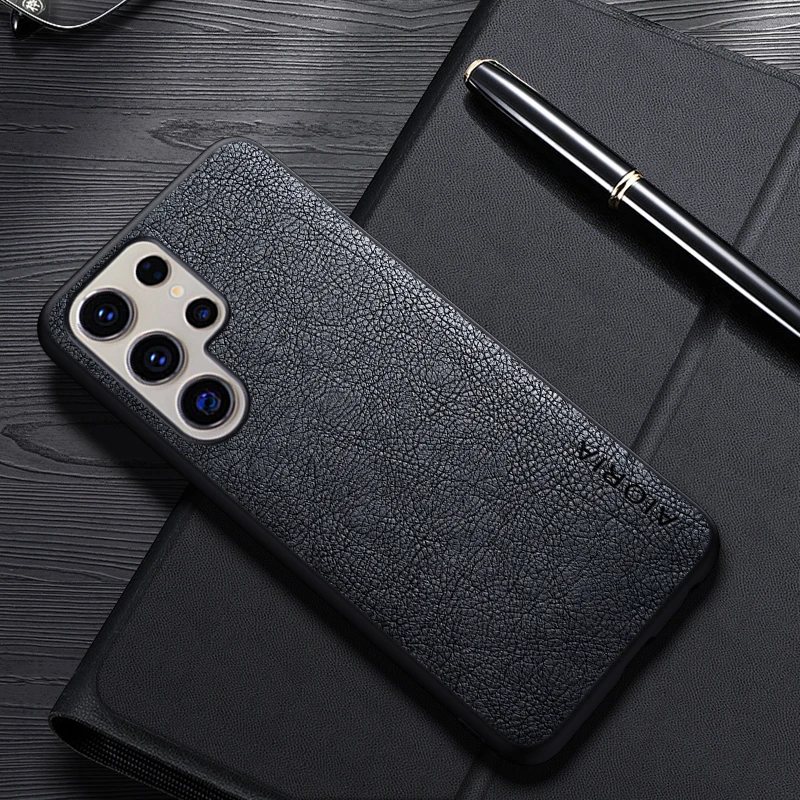 삼성 갤럭시 S25 울트라 플러스 스마트 심플 디자인 고급 가죽 비즈니스 커버 삼성 갤럭시 S25 FE 케이스