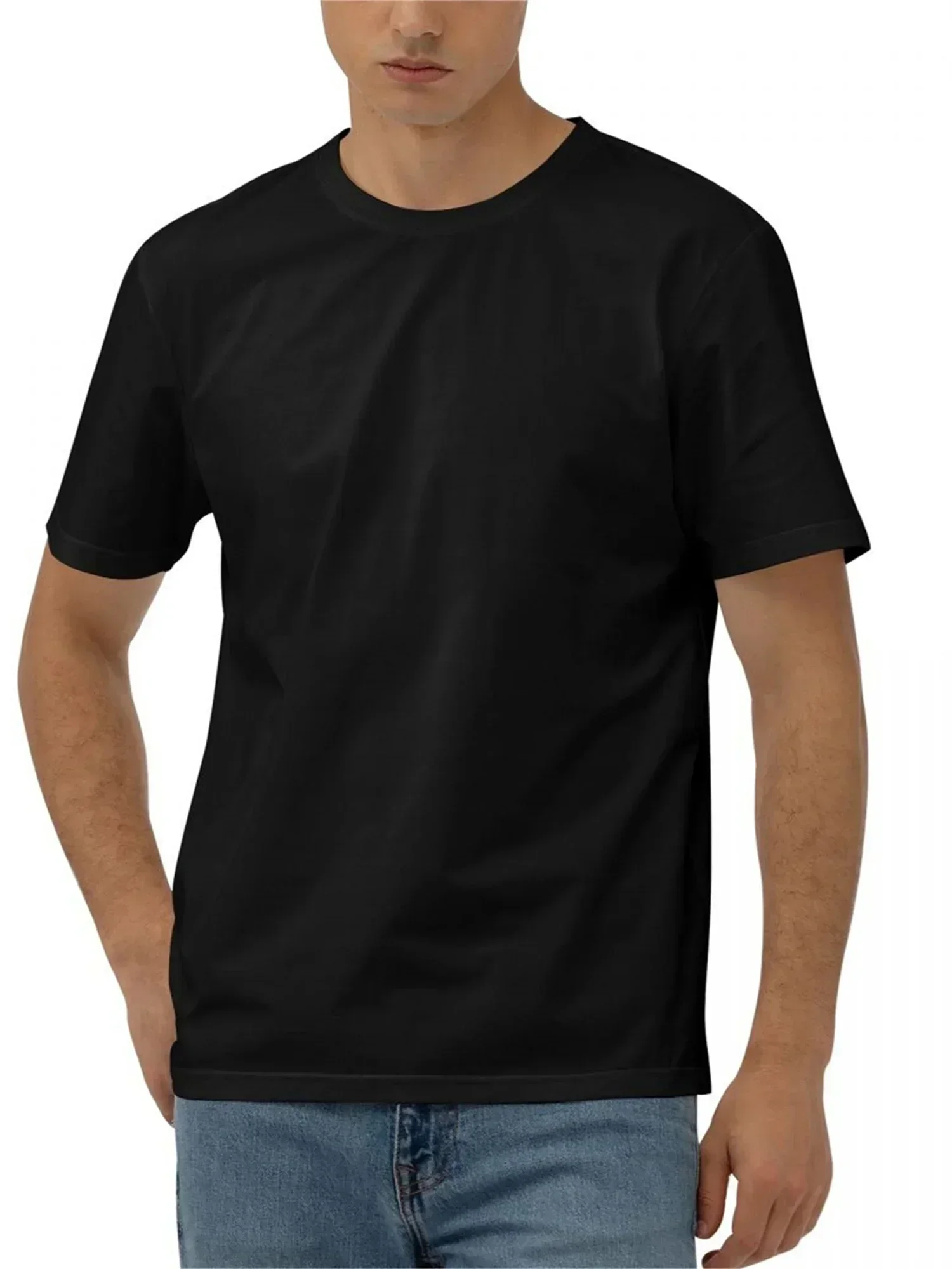 جون قمة تي شيرت جولة Crewneck الشارع الشهير تيز النساء الرجال الهيب هوب للجنسين موضة المتضخم عادية Harajuku بلايز كم قصير #4