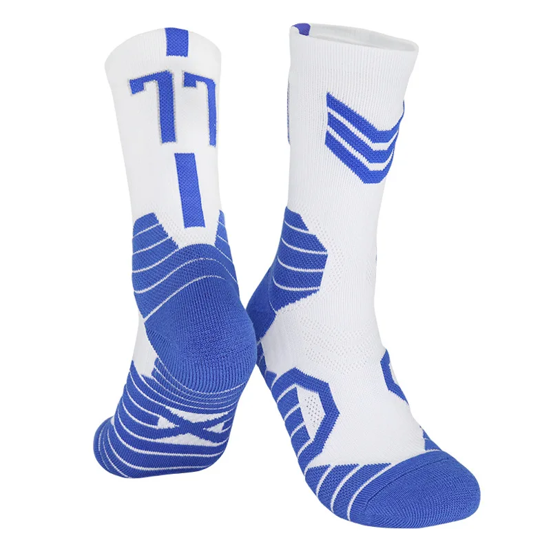 New Elite Basketball Socks Men Outdoor Running Socks Men Non-slip Basketball Socks Breathable Sweat Absorbing Cycling Socks