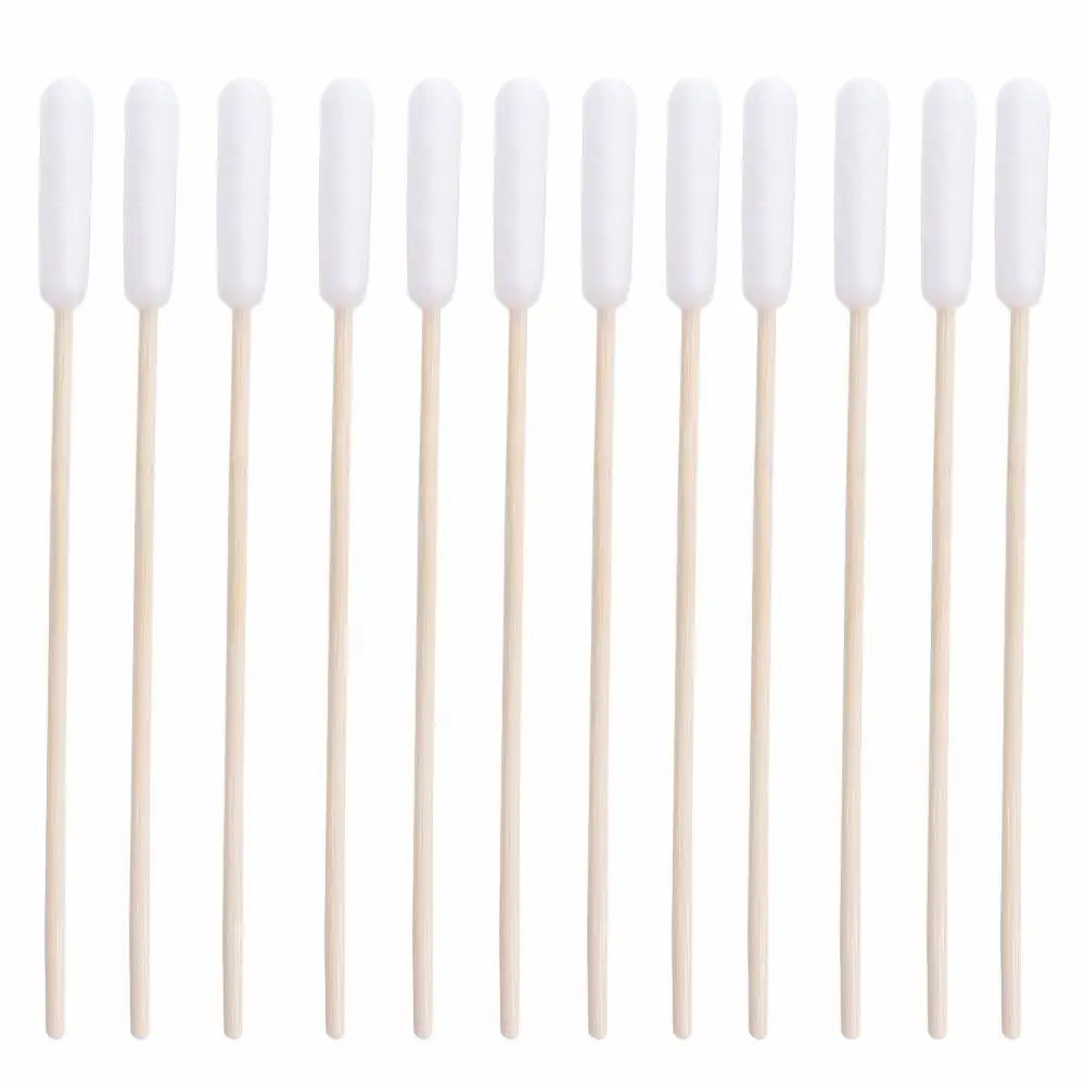 50pcs 15cm Pet Cotton Swabs Single-head Disposable Dog Cotton Buds Dirt Removal Cotton Swabs Dog Wash Ear Stick Grooming