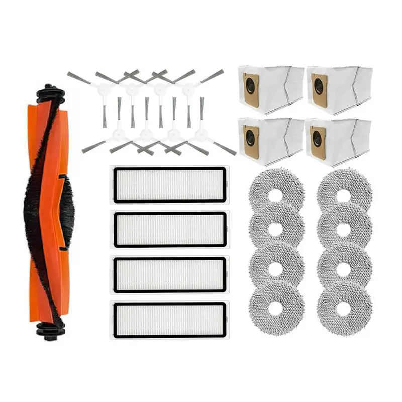 

AEE4-For Mijia Omni 2 C102CN Robot Vacuum Main Side Brush Hepa Filter Mop Dust Bag Spare Parts
