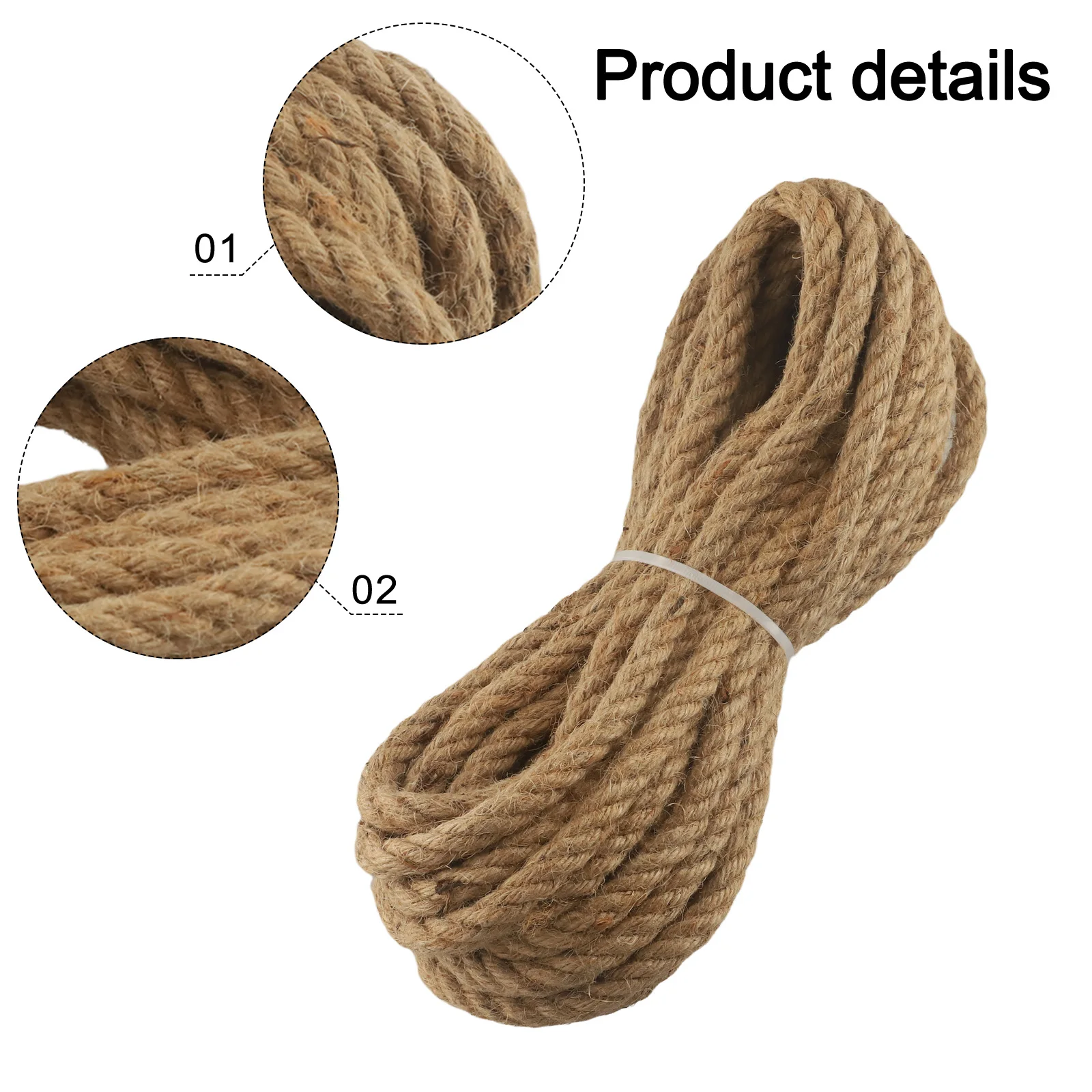 Craft Rope Natural Jute Twine Gardening Classic Brown Color Natural And Rustic Organic And Earthy Safe For Pets