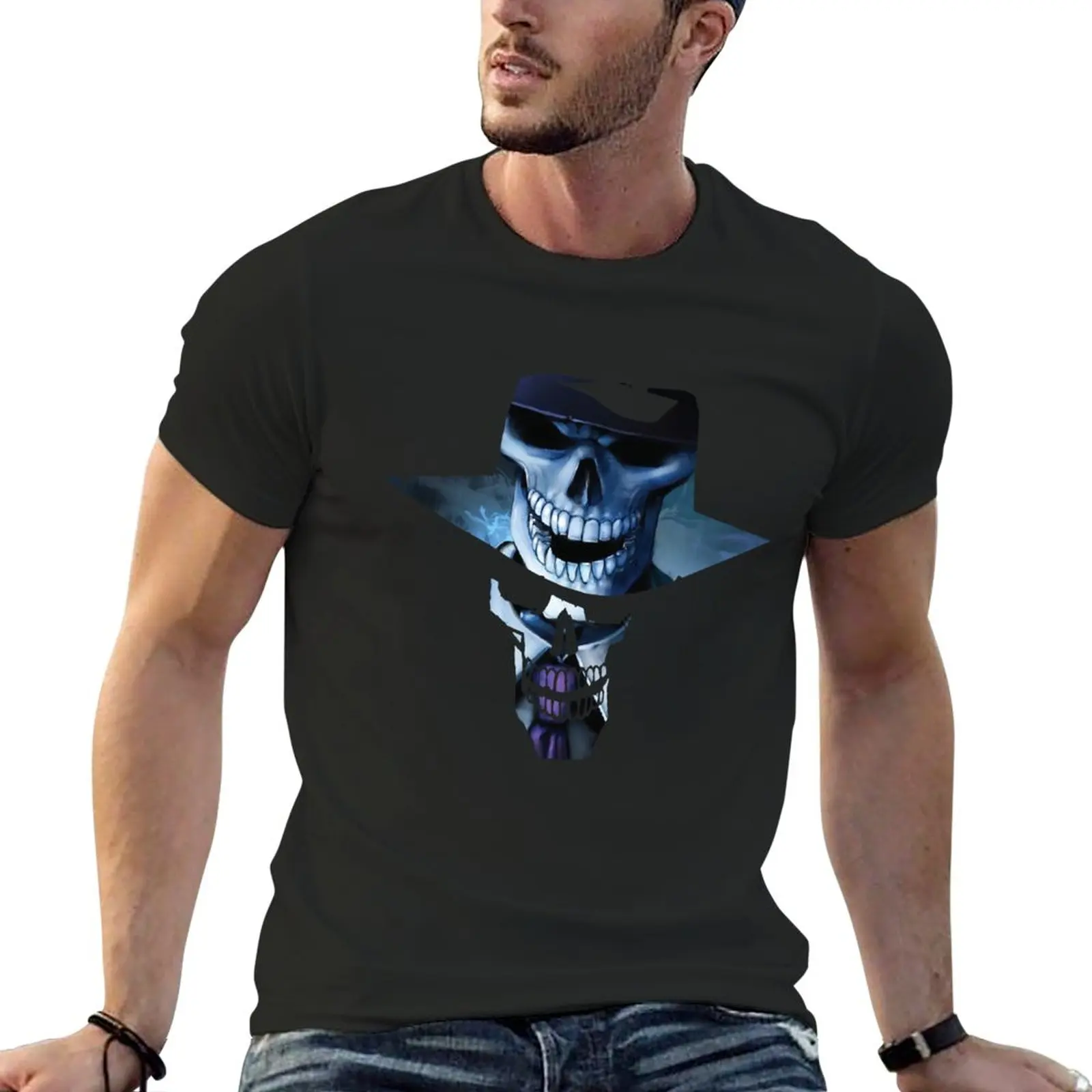 New Skulduggery Pleasant T-Shirt kawaii clothes plus size t shirts Short sleeve graphic t shirt t shirt for men