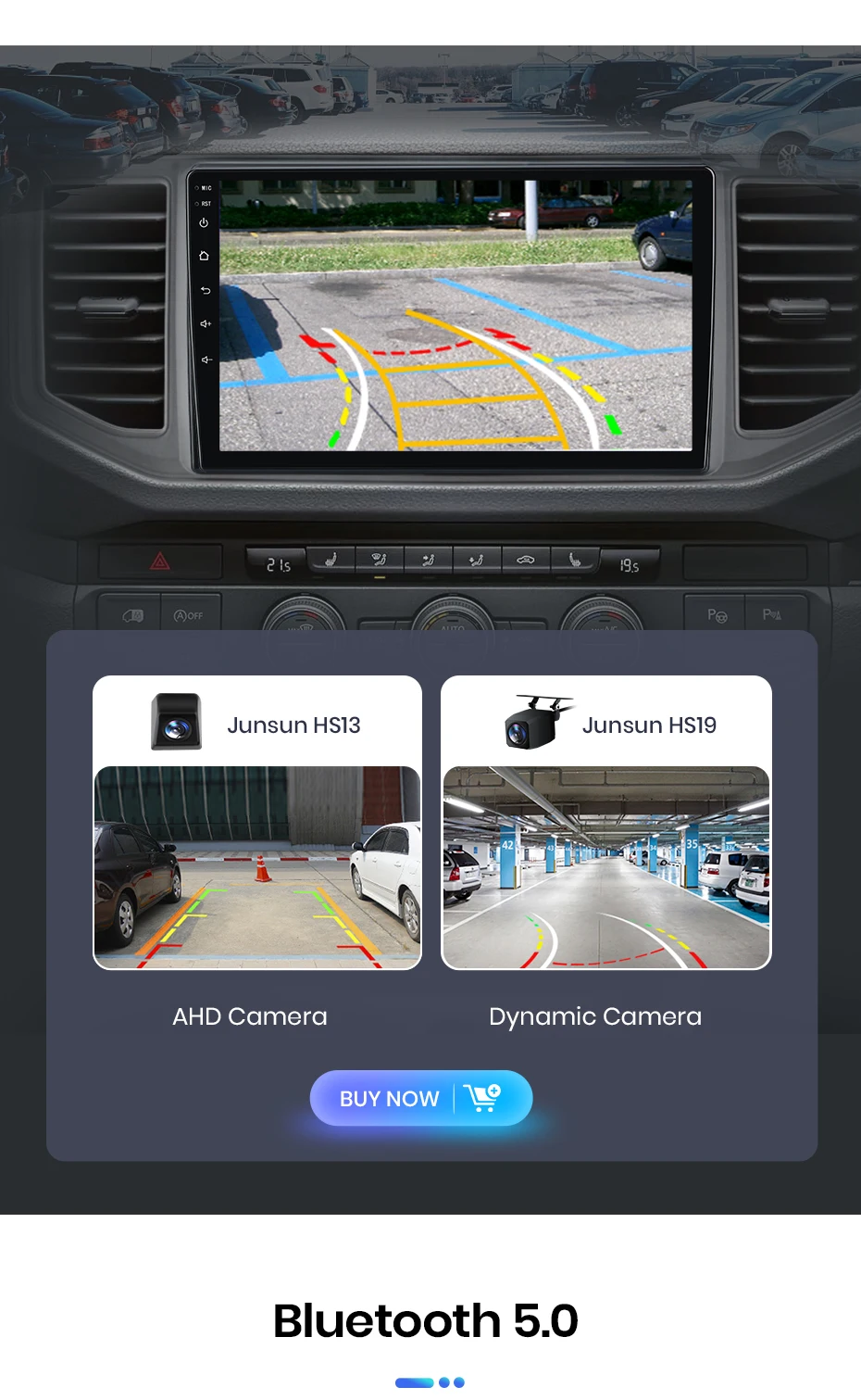 Junsun Autoradio für VW Volkswagen Crafter 2017 2018 2019 2020 2021 CarPlay Android Auto FM RDS DSP BT GPS Navi SWC HD IPS Touchscreen Plug & Play Multimedia-Player Freisprecheinrichtung Original-Autostil-Haupteinheit – Detail 14
