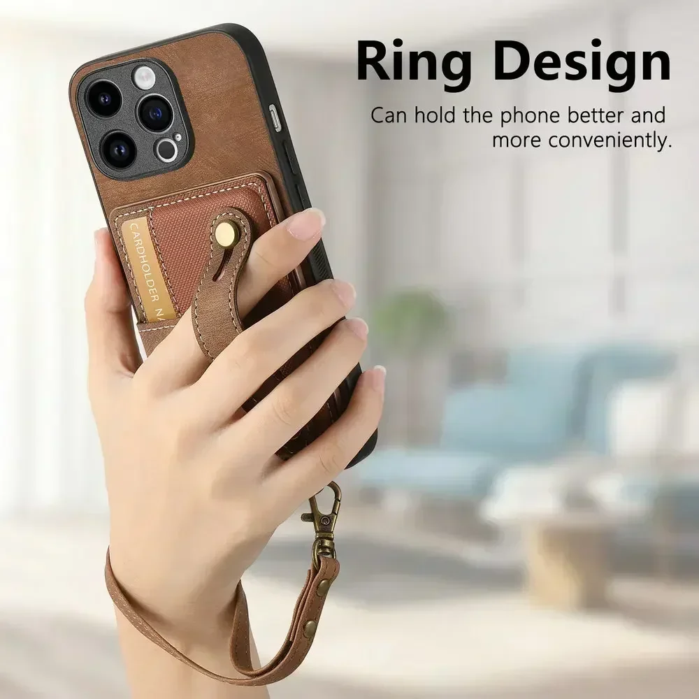 Funda tipo billetera de cuero con pulsera para Xiaomi 15T 14 T 13T 12T 11 Lite 11T Pro 10T 10 T 13 Ultra 14T 15 T15 5G Funda para teléfono