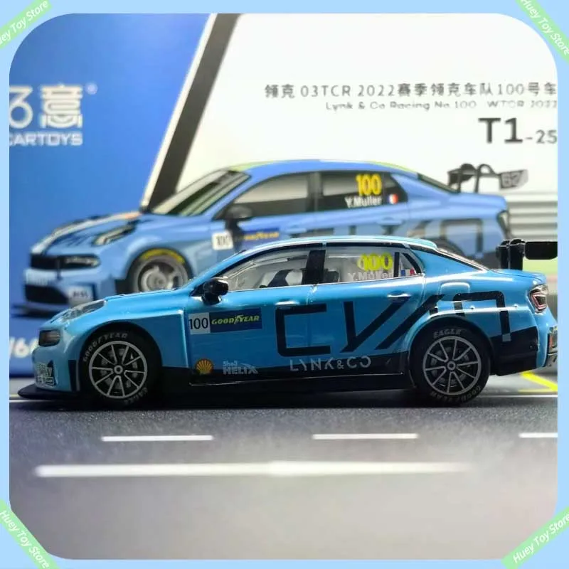 

Модель Tuoyi 1/64, модель автомобиля из сплава, 03tcr, сезон 2022, команда 100, модная коллекция автомобилей, украшение для рабочего стола, праздничный подарок