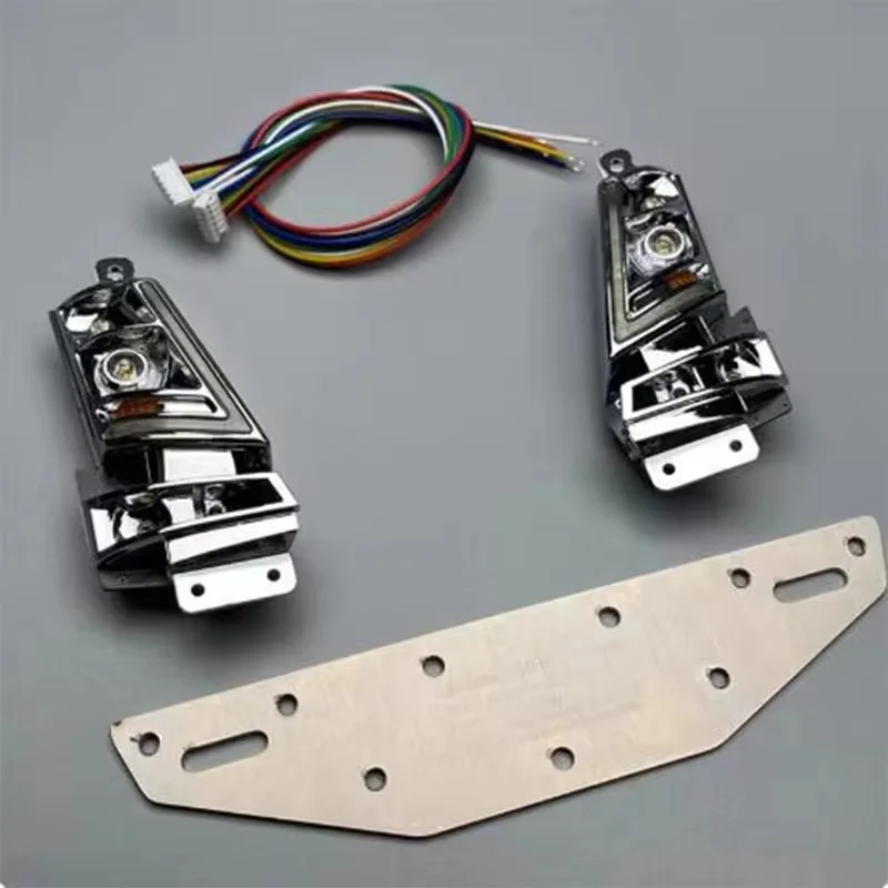 LED Lighting System Running Water Headlights Upgrade Light for 1/14 Tamiya RC Truck Tipper for VOLVO FH16 750 56360 56362 Car