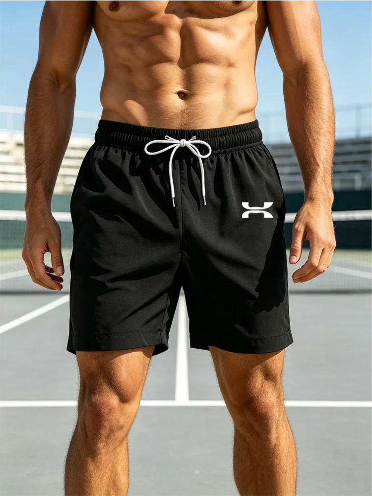 กางเกงกีฬาขาสั้นผู้ชาย พิมพ์ลา - Badminton Wallpaper บทวิจารณ์และราคา