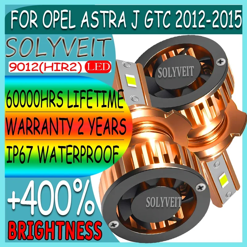 

High-Performance Instant Installation 60000 Hour Lifespan 9012 LED Headlight For Opel Astra J GTC 2012-2015 2012 2013 2014 2015