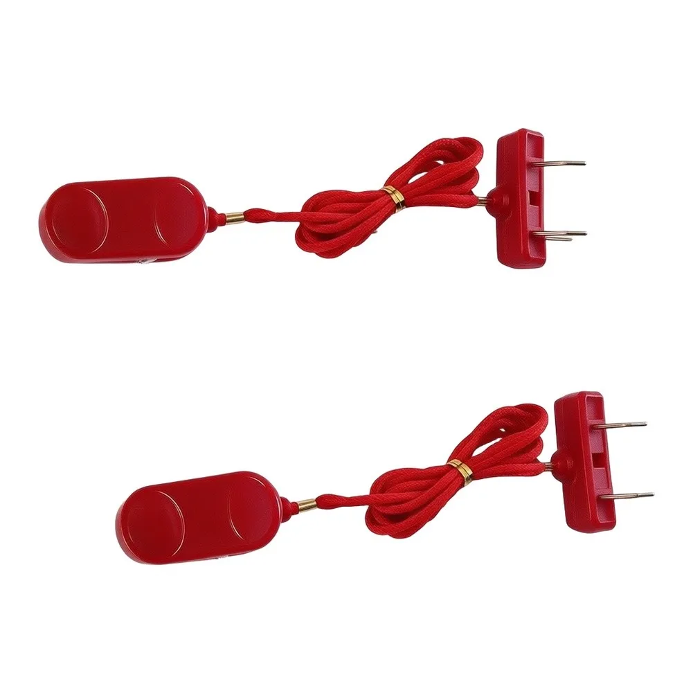 2 Pack Treadmill Safety Key Rectangular Double Insert 40x12.5mm Stop Switch Treadmill Parts Accessories
