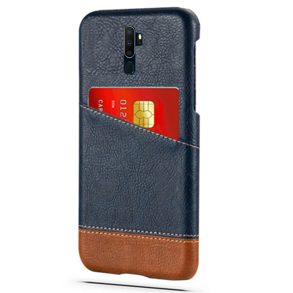 

PU Leather Wallet Case for OPPO, Mixed Splice, Credit Card Holder, Cover for OPPO A5, A9, A11x, A11x, OPPOA5, OPPOA9, OPPO A 9,