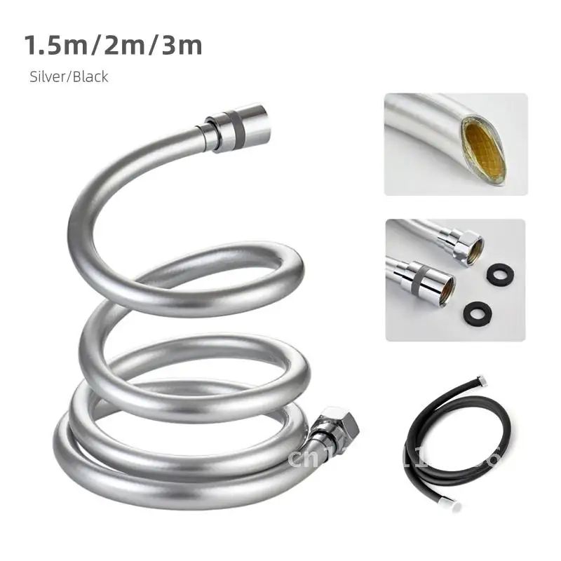 

High Pressure Shower Hose Plumbing for Bathroom Accessories PVC Flexible Handheld Anti Winding GI/2 Universal Hose