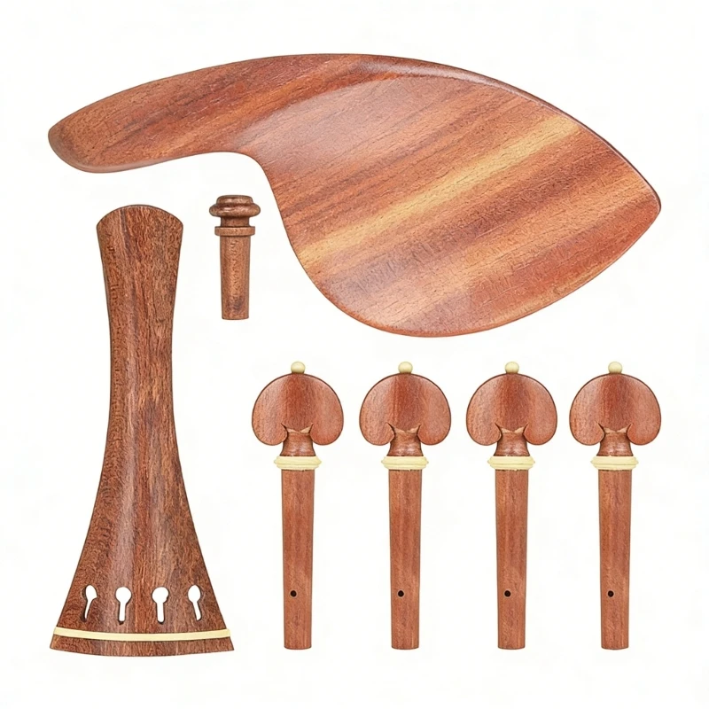 Traditional Violin Tailpiece Tuning Pin Replacement Part Easy Installation Great for Boosts Volumes and Resonance