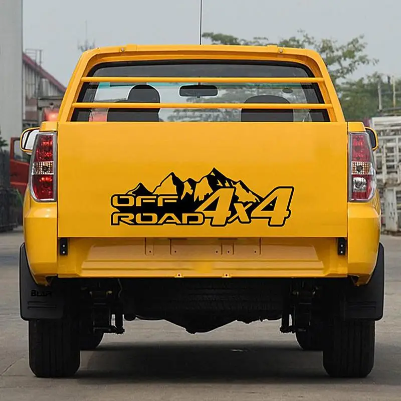 4x4 Off Road Mountain Truck Car Decal Sticker For Pickup Tailgate Door Bumper Waterproof Truck Stickers