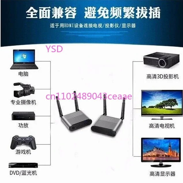 4K30 HDMI Wireless Screen Mirroring Kit - Multi-Display Support, One-to-Many Transmission