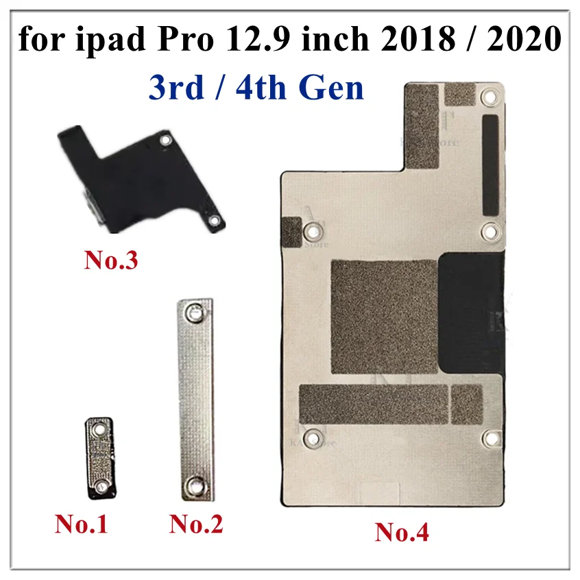 

LCD Touch Screen Face Sensor Camera Cable Metal Shield Plate Holding Bracket Cover for iPad Pro 12.9 Inch 3rd 4th Gen 2018 2020